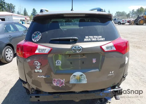 2013 Toyota Rav4 Le из США, поврежденный, VIN 2T3BFREV6DW034235